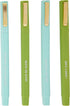 C.R. Gibson Novelty Ball Point Ink Pens - Humorous Sayings in White Font - Green & Teal - 4 Pack - Funny Writing Instruments (NP9-25506) by C.R. Gibson