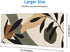 Boho Aesthetic Mouse Pad, XL Desk Accessories, Large Mouse Pad 11.8 * 31.5 Inches for Office & Gaming