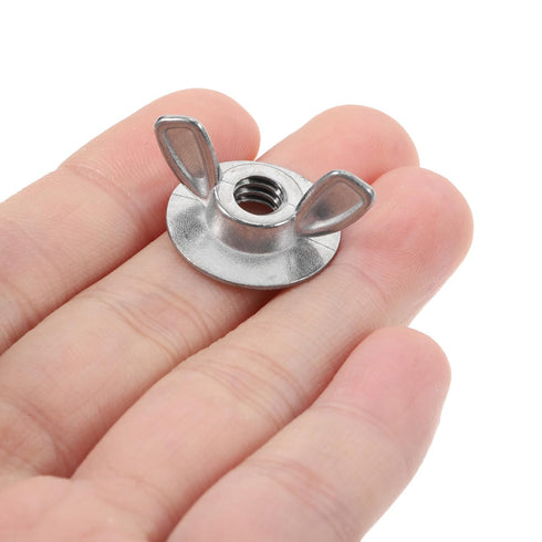 MUCKLILY 20pcs Stainless Steel Wingnut for Hurricane Shutters Quick Release Design with Hand Tool Weather-Resistant