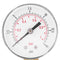 Water Pressure Meter, Dial Instrument 0-15Psi, 0-1Bar Manometer for Air and Water