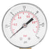 Water Pressure Meter, Dial Instrument 0-15Psi, 0-1Bar Manometer for Air and Water