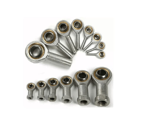 SA8T POS8A 8mm (2 / K, Aperture Metric Self-Lubricating Rod End Joint Bearing Outer Thread Right Hand Pieces)