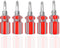 5 Pcs Stubby Magnetic Screwdriver Set, Phillips Head & Flat Head, 2-in-1 Interchangeable Bit Tool for Repair