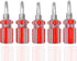 5 Pcs Stubby Magnetic Screwdriver Set, Phillips Head & Flat Head, 2-in-1 Interchangeable Bit Tool for Repair