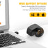 DINOSTRIKE 2.4GHz Presentation Clicker USB Rechargeable Powerpoint Clicker, Finger Ring RF Wireless Presenter Remote
