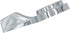 Shower Temperature Lever Control Handle Replacement - Chrome Plated ABS for Mixet Handles