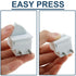 Refrigerator Door Lamp Light Switch, 5A AC 125V 2Pin Rocker Lever Control, Replacement Fridge Parts - 2Pack