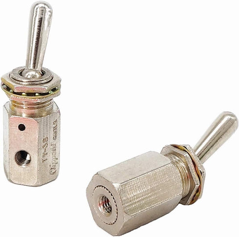 TV-3S Pneumatic Mechanical 3 Way Electric Knob Control Solenoid Air Valve Knob Toggle Value Switch