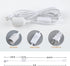 Simple Deluxe E26 12ft-White-1Pack Hanging Lantern Extension Cord Cable, Plug-in Pendant Light Socket with On/Off