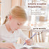 Erasable Black Ink Gel Pen with Eraser, 0.5mm Fine Point Cute Pen for Girls and Boys for Note Taking and Marking