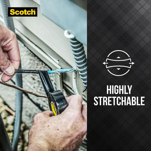 Scotch Super 33+ Vinyl Electrical Tape, 3/4-in by 450-in, 1-Roll with Dispenser