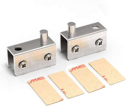 Generic 2 Pieces Shelf Corner Bracket Heavy Duty L Bracket Metal Corner Brace Stainless Steel Angle Bracket with Pre