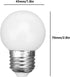 G45 LED Light Bulb 3W Globe Vanity Bulbs 30 Watt Replacement Bulb Warm White 3000K Round Night Light Bulb E26/E27 Base for Bathroom Makeup Mirror Light Bedroom, 6 Pack by YDJoo