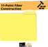 The File King Yellow File Folder - Legal Size | Box of 100 | 1/3 Cut Top Tab for Easy Paper Storage | Made in America