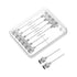 HARFINGTON 12pcs 19Gauge Stainless Steel Dispensing Needles, Blunt Tips Luer Lock for Thick Liquids, Ink, Glue, Lab Use