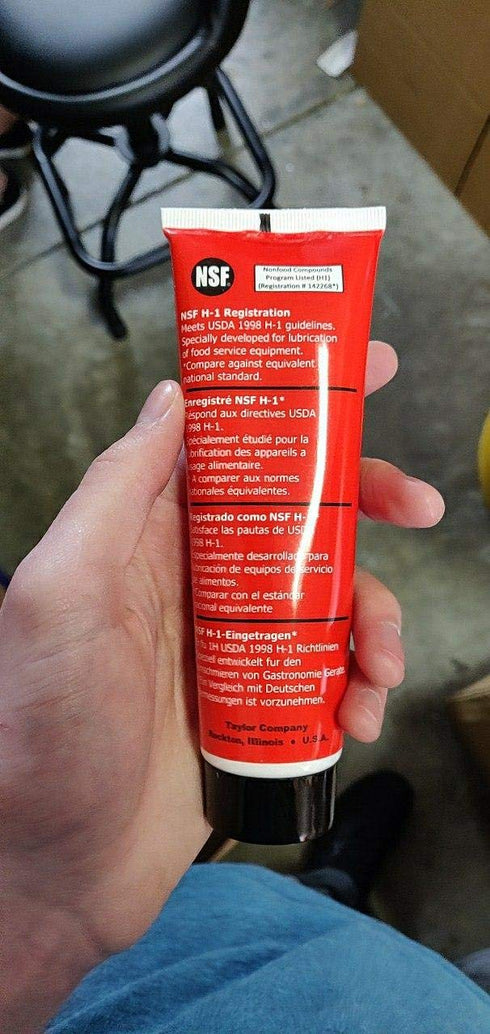 4 oz 048232 266-1004 Taylor High Performance Lubricant, Taylor Red Lube, Soft Serve Lubricant, Tube, Part Number / FMP