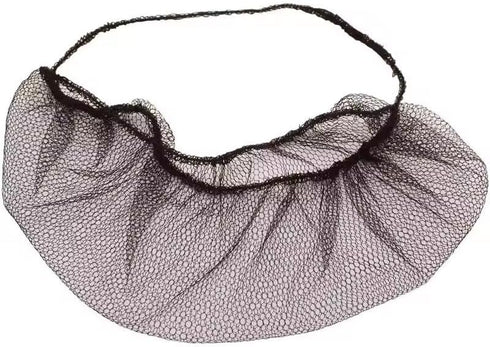 Sylmifoi 100Pcs 18" Disposable Beard Nets for Food Service, Breathable Honeycomb Nylon Beard Covers, Durable Beard