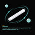 MECCANIXITY Magnetic Stirrer Mixer Stir Bar Rod, 50mm (1.97") with Ring Shape PTFE Coating Magnet, Pack of 2