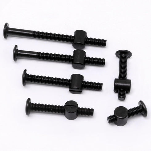 GDFYMI Set, (70-Set M615mm/25mm/35mm/45mm/55mm/65mm/75mm) Crib Screws Replacement Delta Crib Screws Hex Socket Cap