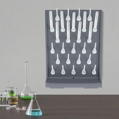 Set 2, Lab Drying Rack of Laboratory Draining Dryer Stand with Firm Drainage Connection, Space Saving Steel Wire Fram