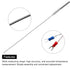 MECCANIXITY K Type Thermocouple Temperature Sensor Probe 1.5x200mm 6.6ft Wire 0 to 1000°C Stainless Steel