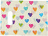 ysmile Small Plastic Shopping Bag with Handle for Small Business Retail, 100 ct 5.9"x7.8" - Love Heart