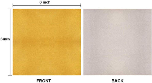 Webake 100 Piece Chocolate Candy Wrappers Aluminium Foil for Homemade Chocolate, DIY Candies, Fudge, and Brownies (Gold)