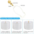 PATIKIL 25 37.5mm 2 Set x Lamp Finials Caps Knob, Solid Brass Lamp Shade Top Decoration Screw Cap Nuts with Brass