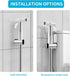 59in G1/2, 55/64", 15/16" Bidet Stainless Steel Hand Shower, Kitchen Bathroom Pet Bathing Shower Head with Hose