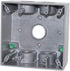 Sigma Electric 14353-5 3/4-Inch 5 Hole 2-Gang Box, Gray, Size