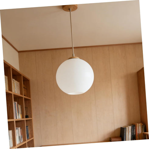 120mm Kisangel Frosted Glass Globe Lampshade round Ball Pendant Light Cover Replacement for Ceiling Fan, Wall Sconce