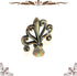 OMOBANU 1/8" 1/4-27 Finials for Lamps Antique Bronze Compatible with Thread and Lamp Finials Decorative Screw Cap
