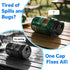 6-Pack 202/206 (2.08 2.32IN Soda Can Lids Reusable BPA-Free Can Covers for Soda, Beer & Energy Drinks, Universal Fit