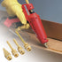 Mesee 4pcs Hot Melt Glue Gun Nozzle Set for 11mm Thread Power Tools, Long Short Small-bore Large Diameter Copper Nozzle