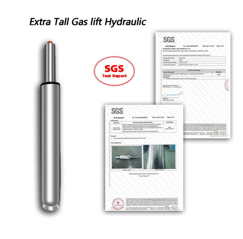 Adjustable Gas Lift Cylinder Tube for Office Chair, 14" to 22" Long, Heavy Duty Hydraulic Pneumatic Cylinder (8" Stroke)