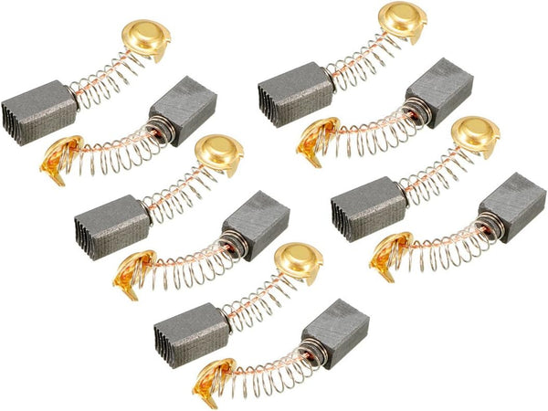 uxcell 10Pcs Carbon Brushes, 13mmx7.5mmx6.5mm for Electric Motor, Rotary Hammer, Drill, Circular Saw