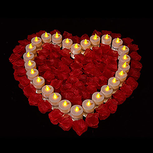 12 Pack Flameless LED Tea Light Candles with Remote Control, Realistic and Bright Flickering Long Lasting 400 Hours, Decorative for Wedding Party Home Decoration Christmas Halloween WarmYellow by Mookray