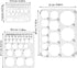Circle Templates, Drafting Stencils Measuring Tools, Circle Stencil for Drawing, Circle Round Stencil, Drawing Aid Tool, Circle Templates, Circle Template for Drawing, 3 Pack