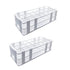 Plastic Test Tube Rack 2 Pack, 21 Holes Lab Holder for 30mm and Below Test Tubes, Detachable
