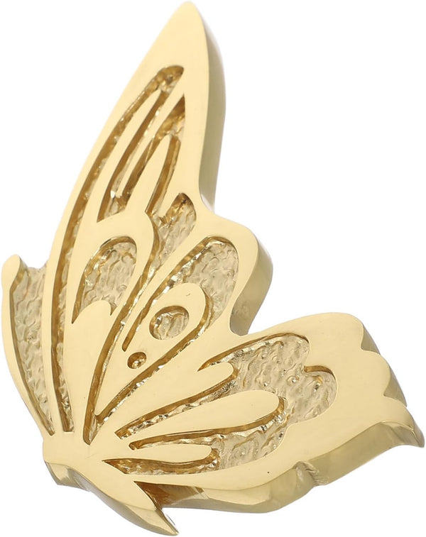 Butterfly Cabinet Drawer Pulls Brass Right-Hand Decorative Drawer Handles for Kitchen Cabinet