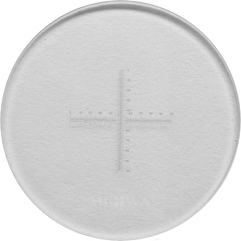 0.1mm High Precision Diameter 24mm Ocular Micrometer, Microscope Calibration Ruler Slides