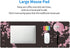 Sakura Cherry Blossom Large Gaming Mouse Pad 31.5x11.8in, Non-Slip Rubber Base, Waterproof Flower Design for Office/Game