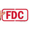 SmartSign K-7262-AL-06x12 "FDC" Sign, 6" x 12" Aluminum