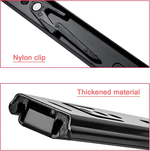 V3VOGUE Cabinet Furniture Hardware Rails,Thickness Steel Construction,Drawer Runners,Very Sturdy and Easy