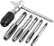 Mesee 6 Pcs Tap Wrench Tool Set - Adjustable T-Handle Ratchet Tap Holder Wrench for Metric Plug T-Taps