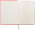 DesignWorks Ink Good Things Are Coming Orange, 7.5" x 10.25" Jumbo Journal Notebook, Vegan Suede, Gold Arches Accents,