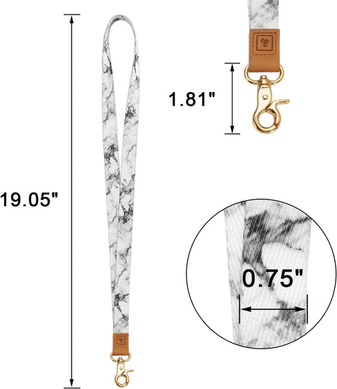 MNGARISTA Lanyard for Keys, Cool Neck Strap Key Chain Holder, Long Lanyard for ID Badges and Wallet