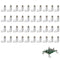 40pcs L Shape Game Console Motherboard Plastic Feet with Screws for Arcade Gaming Circuit Board DIY Parts