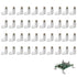 40pcs L Shape Game Console Motherboard Plastic Feet with Screws for Arcade Gaming Circuit Board DIY Parts