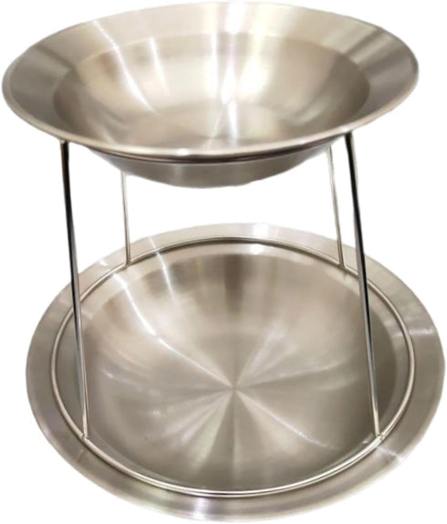 HRYUBTC Seafood Stand Seafood Tray Rack Stainless Steel Tray Stand for Dessert Wedding